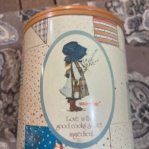 Holly Hobbie Vintage Cookie Tin Canister